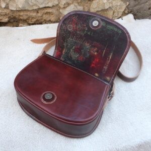 Borsa color Mogano, fodera magmatica